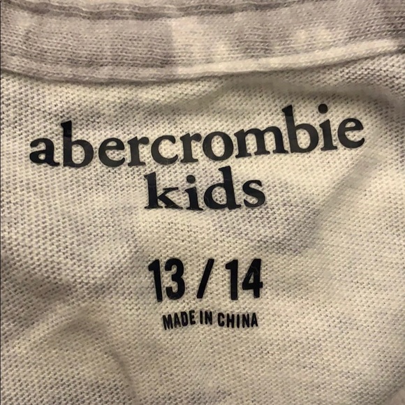 Abercrombie kids long sleeve camouflage gray shirt - Picture 2 of 2